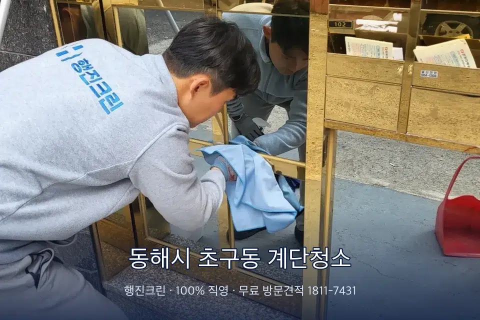 동해시 초구동 계단청소 분리수거장 바닥 세척