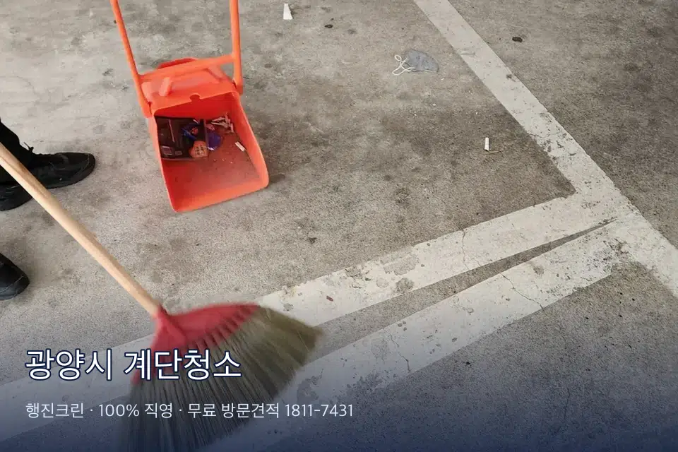 광양시 계단청소 공동현관 입구 바닥 청소